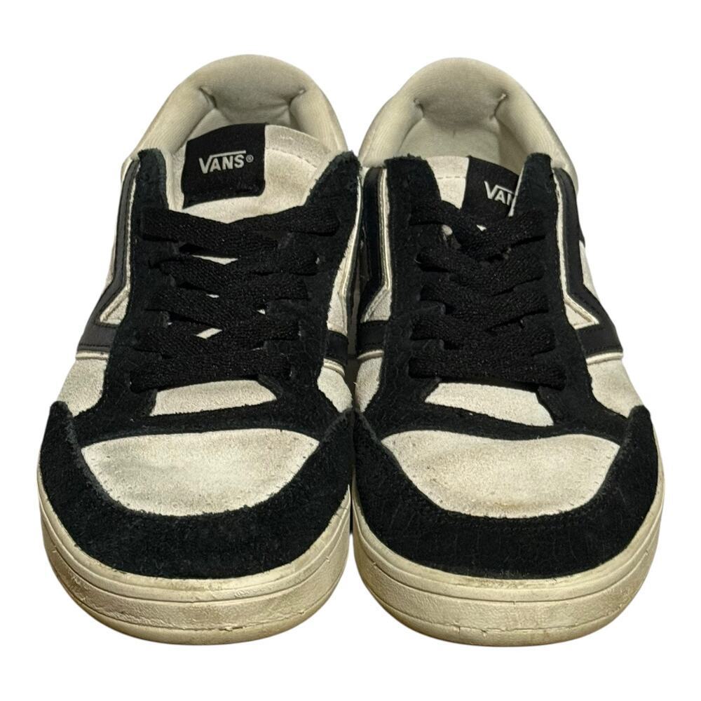 Vans Lowland CC Black White Suede Leather Skate Shoes Men's Size 9.5 - Picture 3 of 8